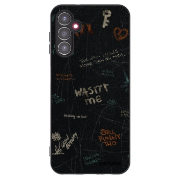 Picasee silikonski črni ovitek za Samsung Galaxy A14 4G A145R - CONFESSION