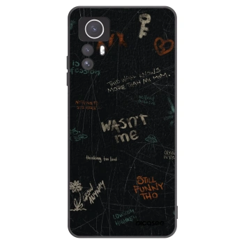 Picasee silikonski črni ovitek za Xiaomi Redmi Note 12S - CONFESSION