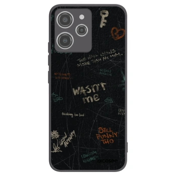 Picasee silikonski črni ovitek za Xiaomi Redmi 12 4G - CONFESSION