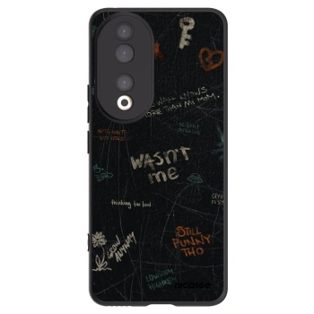 Picasee silikonski črni ovitek za Honor 90 5G - CONFESSION