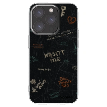 Picasee silikonski prozorni ovitek za Apple iPhone 15 Pro - CONFESSION