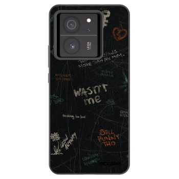Picasee silikonski črni ovitek za Xiaomi 13T - CONFESSION