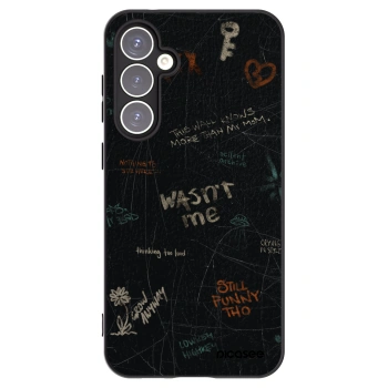 Picasee silikonski črni ovitek za Samsung Galaxy S23 FE S711B - CONFESSION