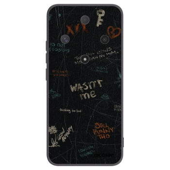 Picasee silikonski črni ovitek za Honor Magic6 Lite 5G - CONFESSION