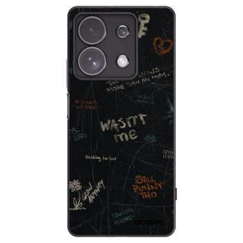 Picasee silikonski črni ovitek za Xiaomi Redmi Note 13 Pro 4G - CONFESSION