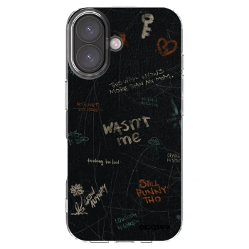 Picasee silikonski prozorni ovitek za Apple iPhone 16 - CONFESSION