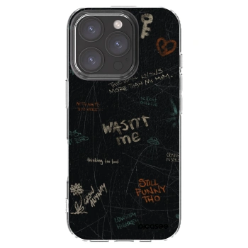 Picasee silikonski prozorni ovitek za Apple iPhone 16 Pro - CONFESSION