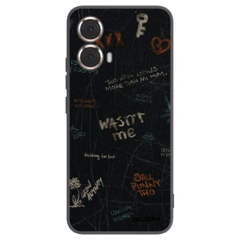 Picasee silikonski črni ovitek za Motorola Moto G85 - CONFESSION