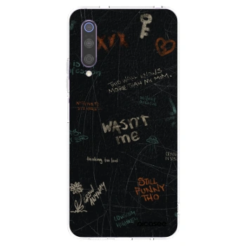 Picasee silikonski prozorni ovitek za Xiaomi Mi 9 - CONFESSION