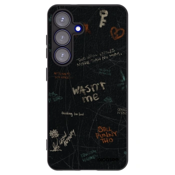 Picasee silikonski črni ovitek za Samsung Galaxy S25 5G - CONFESSION