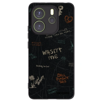Picasee silikonski črni ovitek za Xiaomi Redmi Note 14 4G - CONFESSION