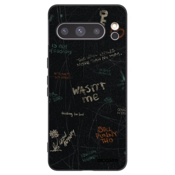 Picasee silikonski črni ovitek za Google Pixel 8 Pro - CONFESSION