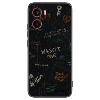 Picasee silikonski črni ovitek za Motorola Moto G05 - CONFESSION