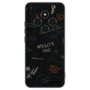 Picasee silikonski črni ovitek za Xiaomi Poco C75 - CONFESSION