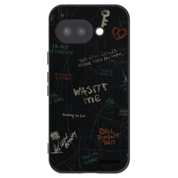 Picasee silikonski črni ovitek za Google Pixel 9a - CONFESSION