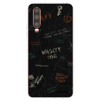 Picasee silikonski prozorni ovitek za Huawei P30 - CONFESSION