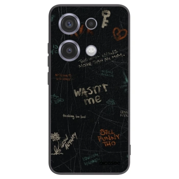 Picasee silikonski črni ovitek za Xiaomi Redmi Note 14S - CONFESSION
