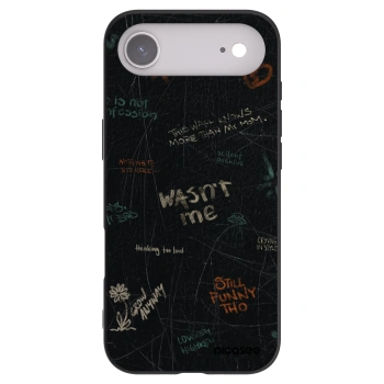 Picasee silikonski črni ovitek za Apple iPhone Air - CONFESSION