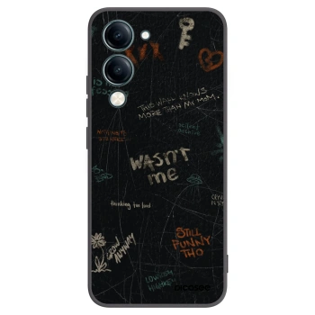 Picasee silikonski črni ovitek za Vivo Y29s 5G - CONFESSION