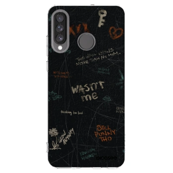 Picasee silikonski prozorni ovitek za Huawei P30 Lite - CONFESSION