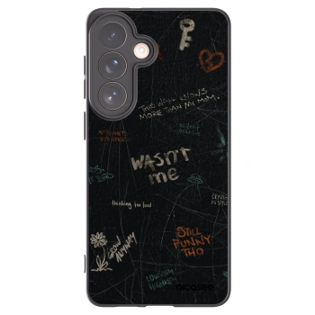 Picasee silikonski črni ovitek za Samsung Galaxy S26+ - CONFESSION