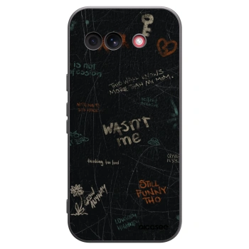 Picasee silikonski črni ovitek za Google Pixel 10a - CONFESSION