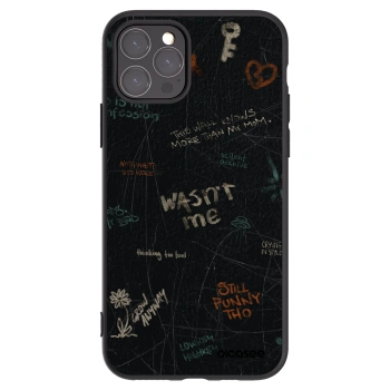 Picasee silikonski črni ovitek za Apple iPhone 11 Pro - CONFESSION