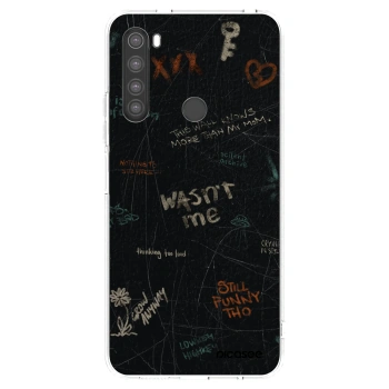 Picasee silikonski prozorni ovitek za Xiaomi Redmi Note 8 - CONFESSION
