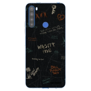 Picasee silikonski prozorni ovitek za Xiaomi Redmi Note 8T - CONFESSION