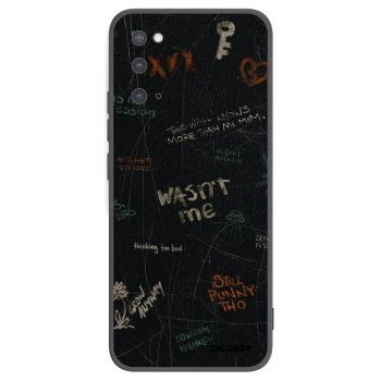 Picasee silikonski črni ovitek za Samsung Galaxy S20 G980F - CONFESSION