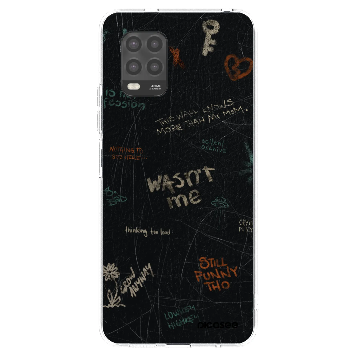 Picasee silikonski prozorni ovitek za Xiaomi Mi 10 Lite - CONFESSION