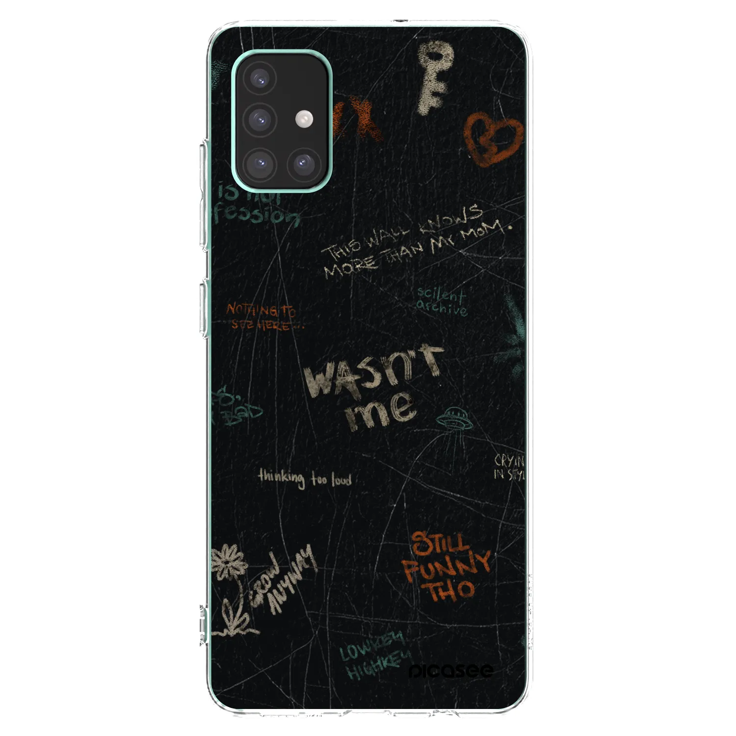 Picasee silikonski prozorni ovitek za Samsung Galaxy M51 M515F - CONFESSION