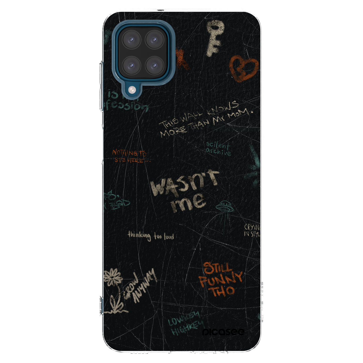 Picasee silikonski prozorni ovitek za Samsung Galaxy A12 A125F - CONFESSION