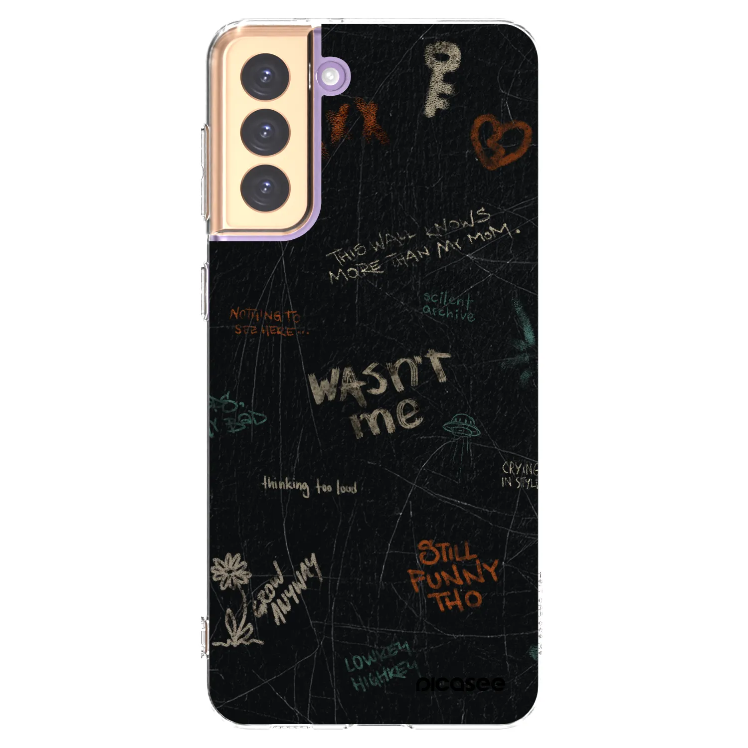 Picasee silikonski prozorni ovitek za Samsung Galaxy S21+ 5G G996F - CONFESSION