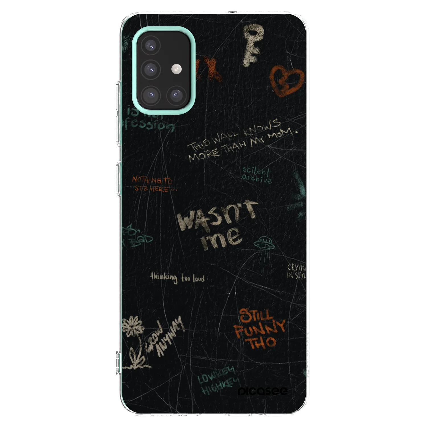 Picasee silikonski prozorni ovitek za Samsung Galaxy M31s - CONFESSION