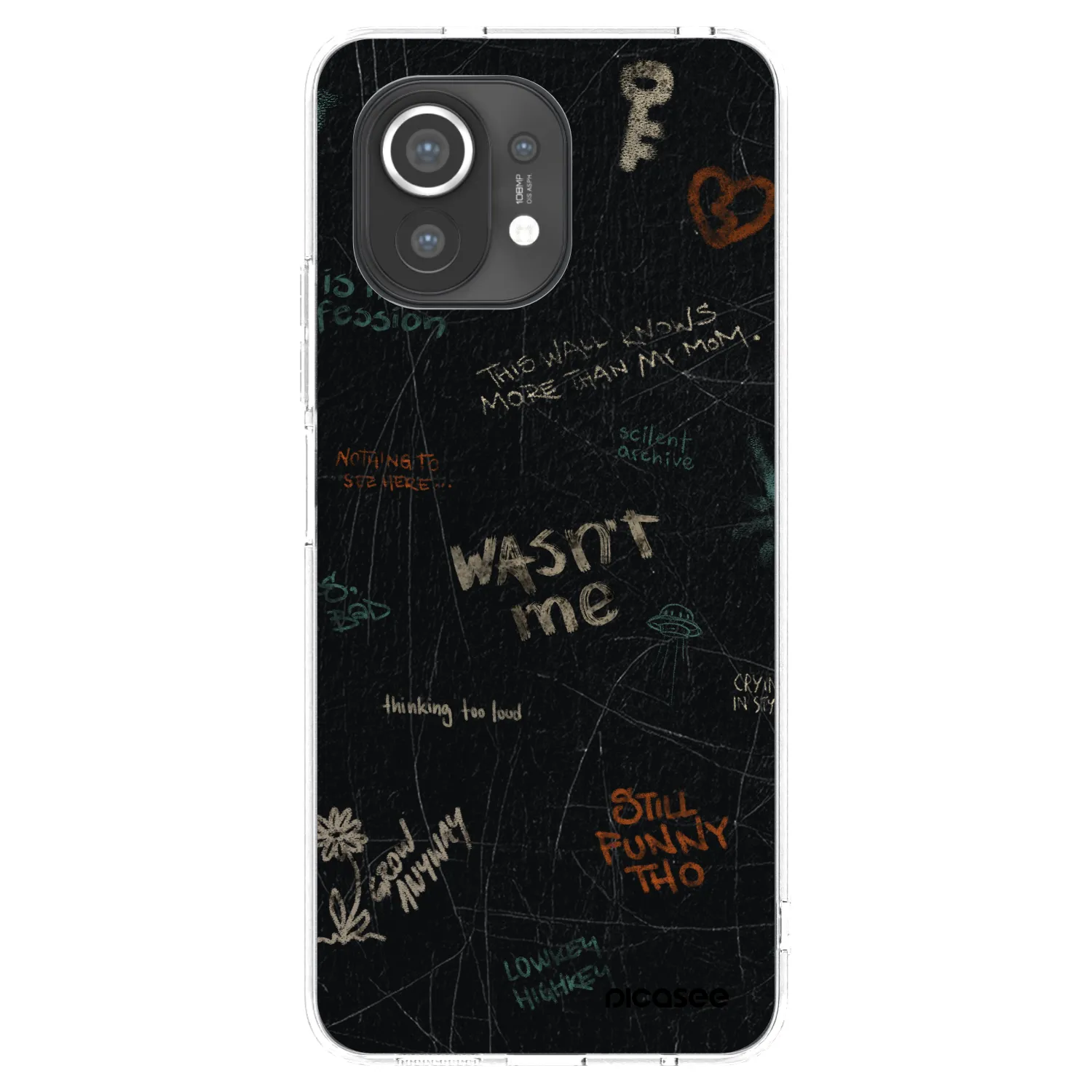 Picasee silikonski prozorni ovitek za Xiaomi Mi 11 - CONFESSION