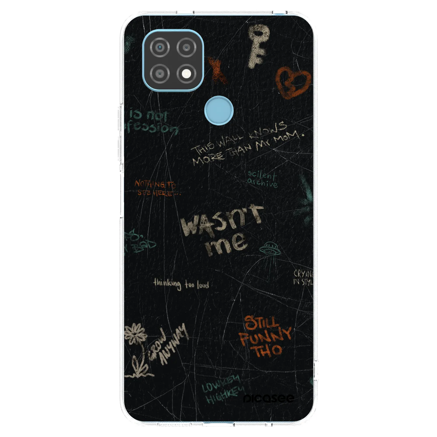 Picasee silikonski prozorni ovitek za Realme C21 - CONFESSION