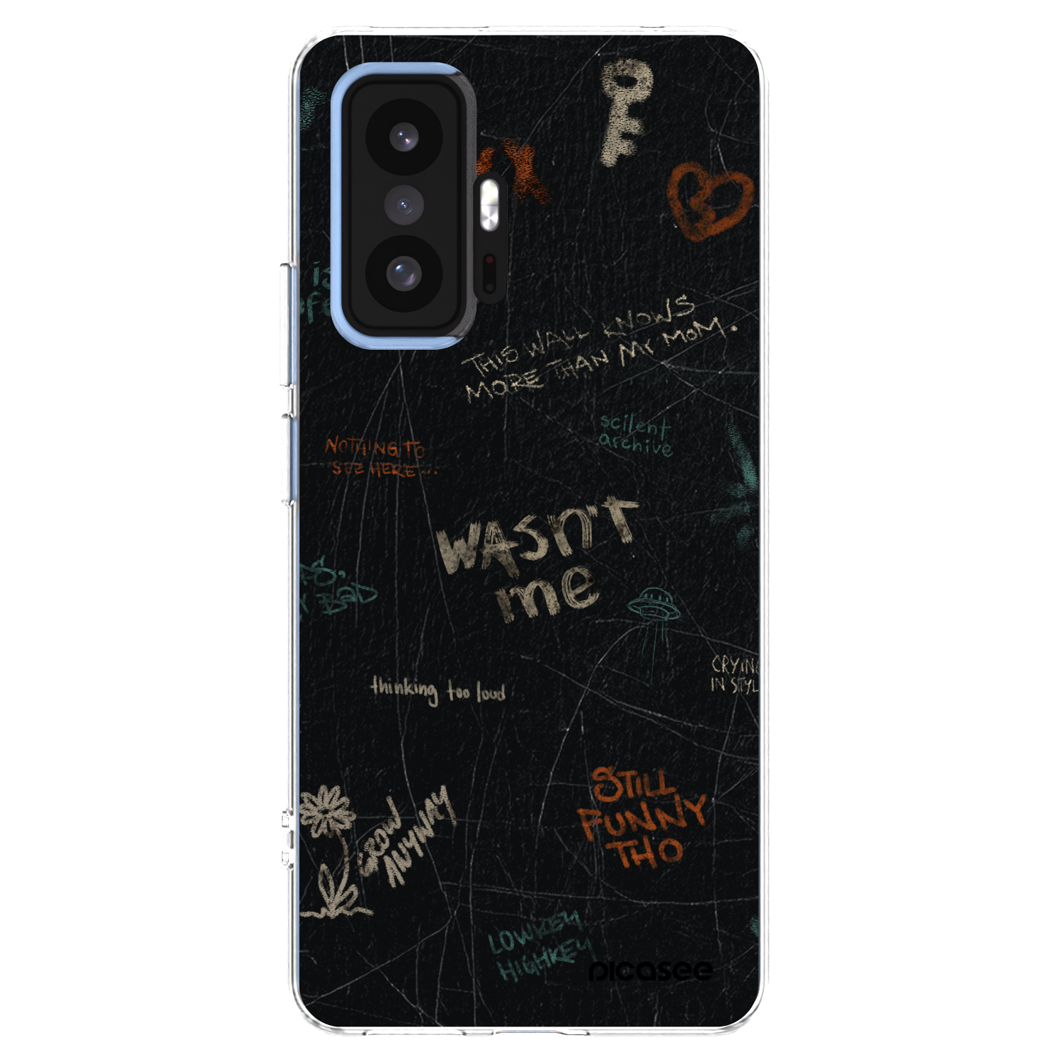 Picasee silikonski prozorni ovitek za Xiaomi 11T - CONFESSION