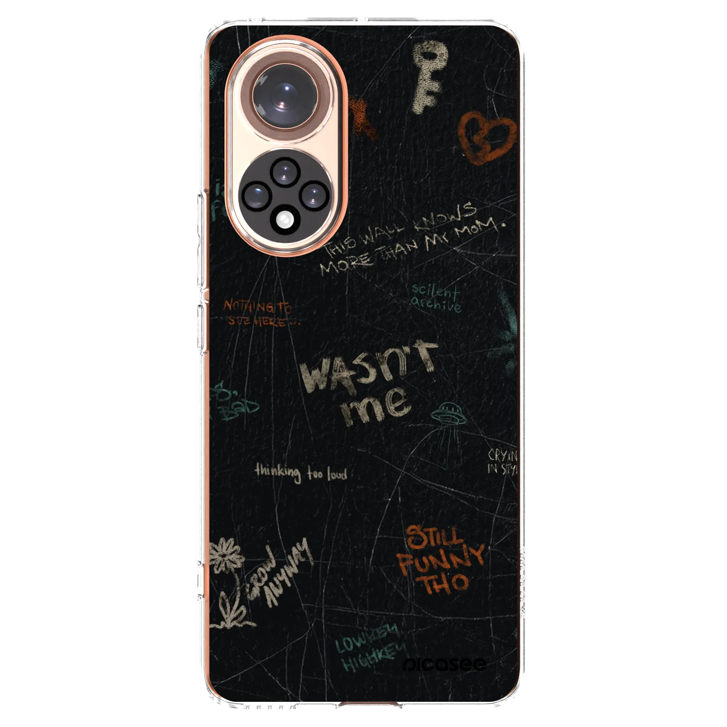 Picasee silikonski prozorni ovitek za Huawei Nova 9 - CONFESSION