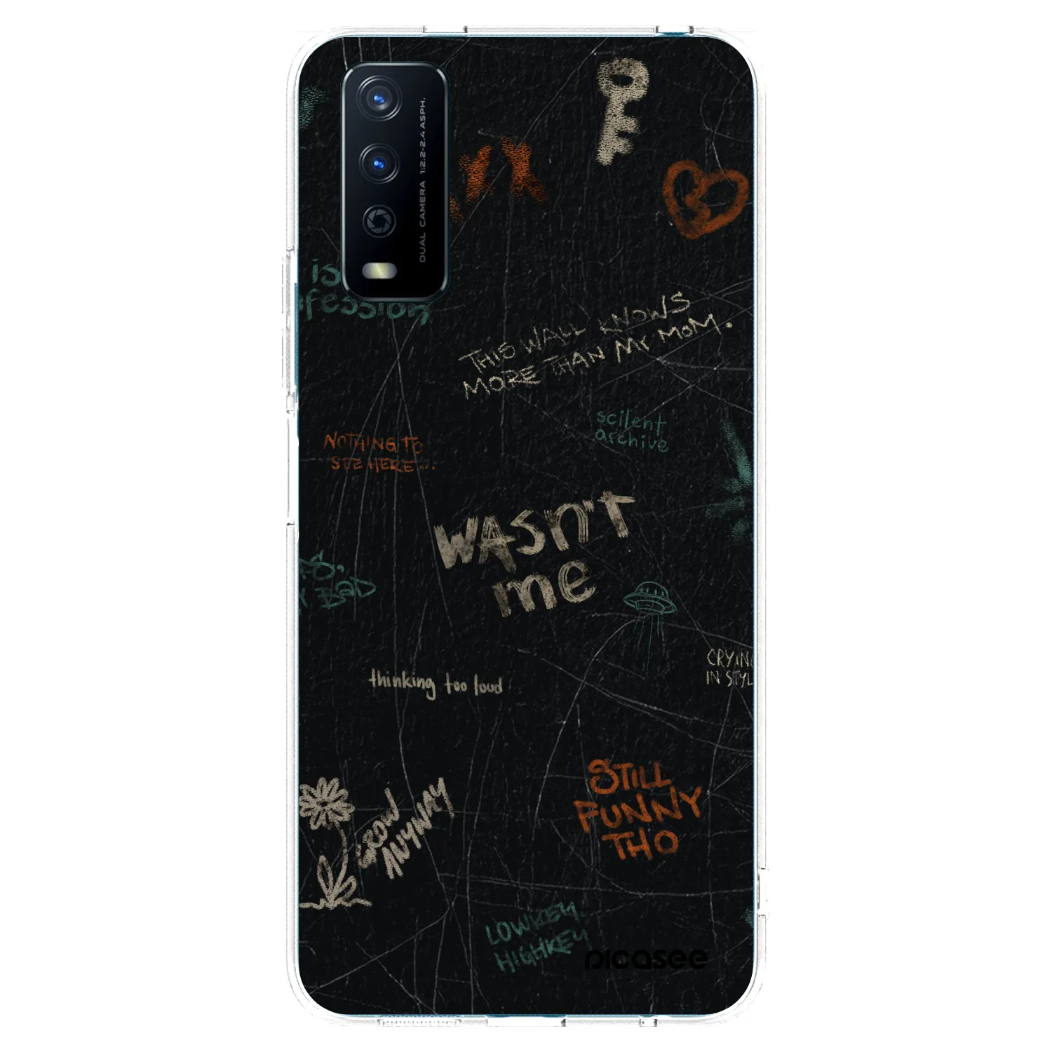 Picasee silikonski prozorni ovitek za Vivo Y11s - CONFESSION