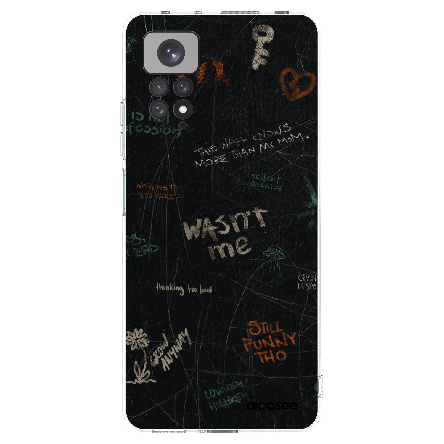 Picasee silikonski prozorni ovitek za Xiaomi Redmi Note 11 - CONFESSION