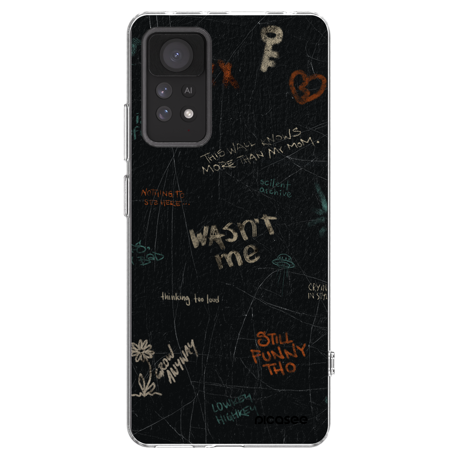 Picasee silikonski prozorni ovitek za Xiaomi Redmi Note 11 Pro 5G - CONFESSION