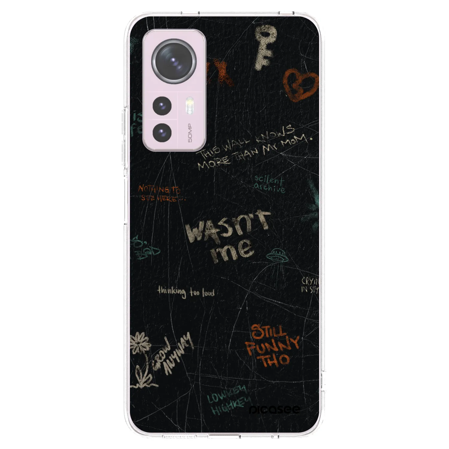Picasee silikonski prozorni ovitek za Xiaomi 12 - CONFESSION