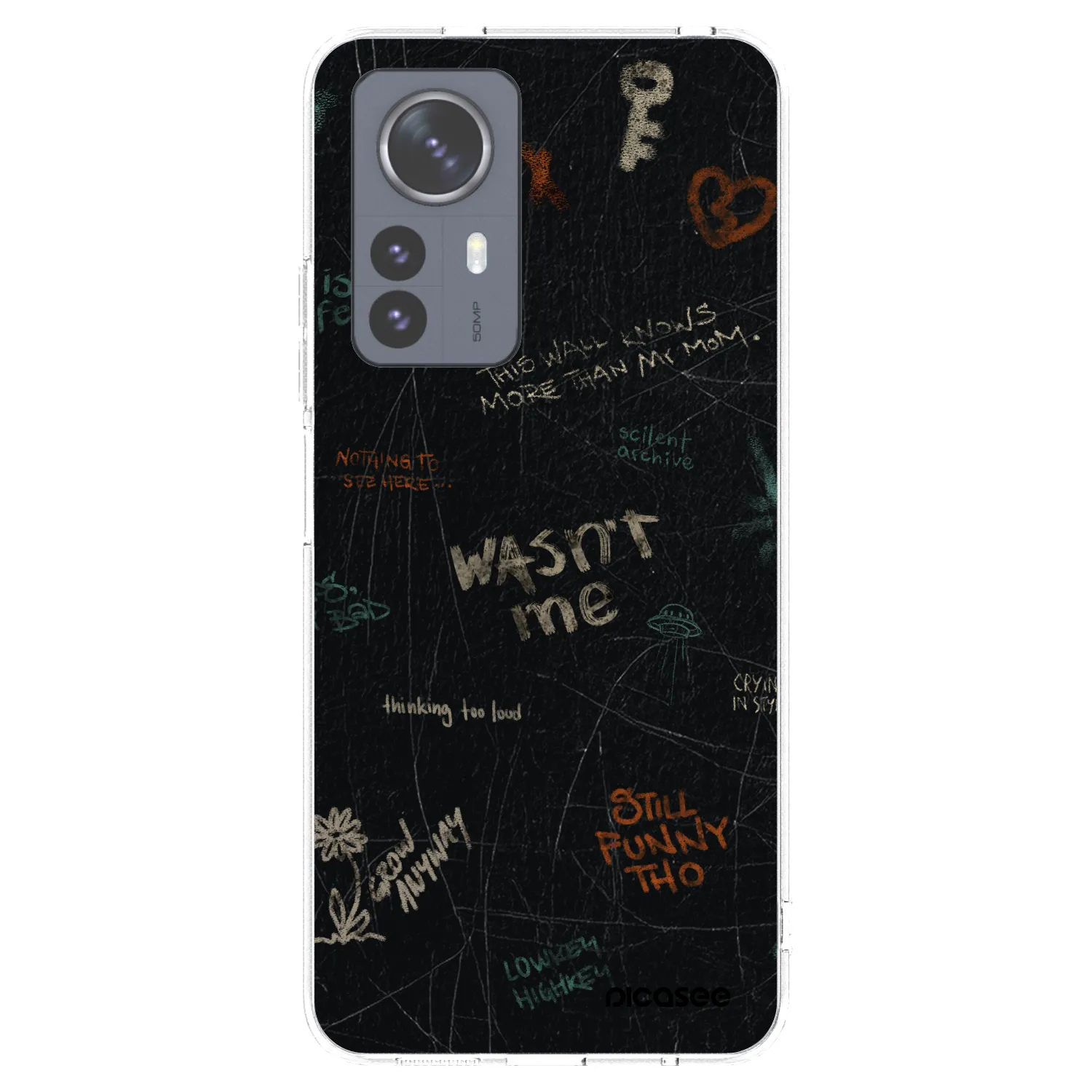 Picasee silikonski prozorni ovitek za Xiaomi 12 Pro - CONFESSION