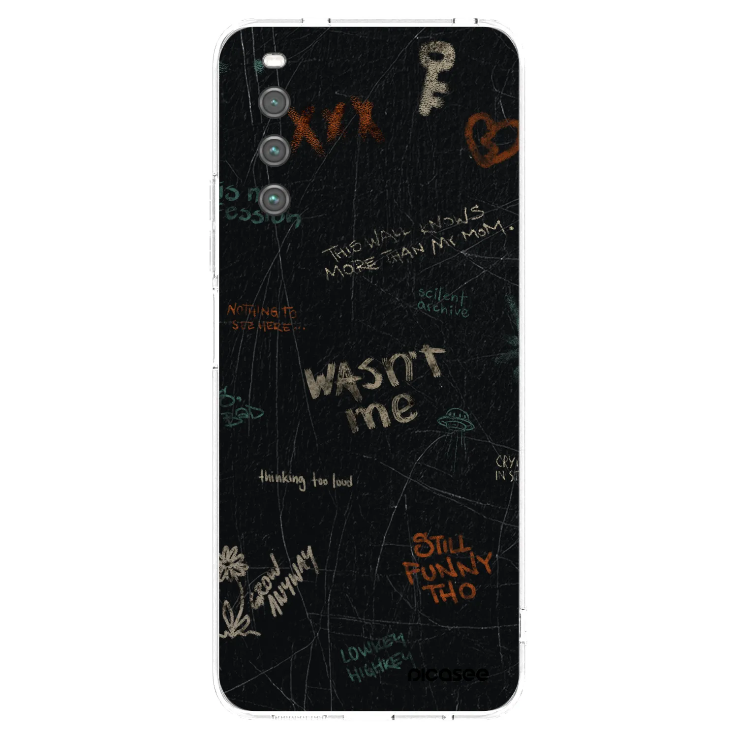 Picasee silikonski prozorni ovitek za Sony Xperia 10 IV 5G - CONFESSION