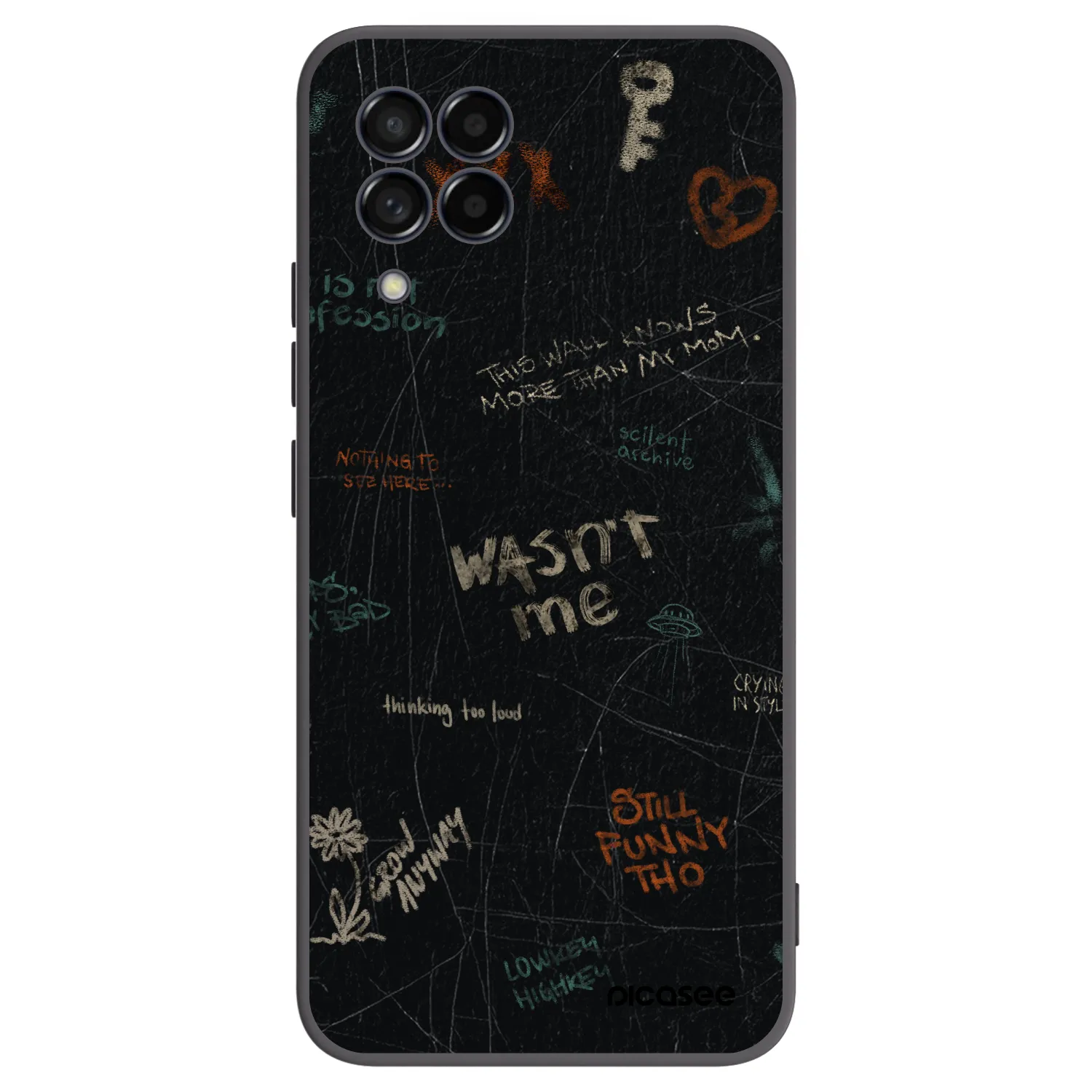 Picasee silikonski črni ovitek za Samsung Galaxy M53 5G - CONFESSION