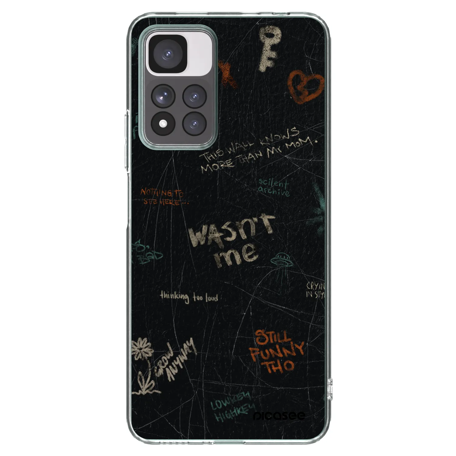 Picasee silikonski prozorni ovitek za Xiaomi Redmi Note 11 Pro+ 5G - CONFESSION