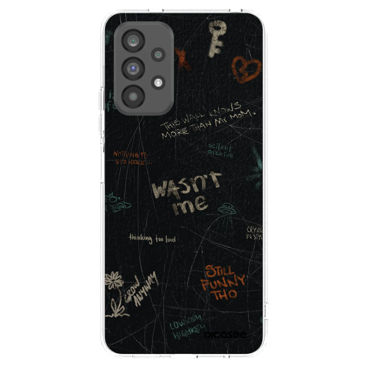 Picasee silikonski prozorni ovitek za Samsung Galaxy A73 5G - CONFESSION