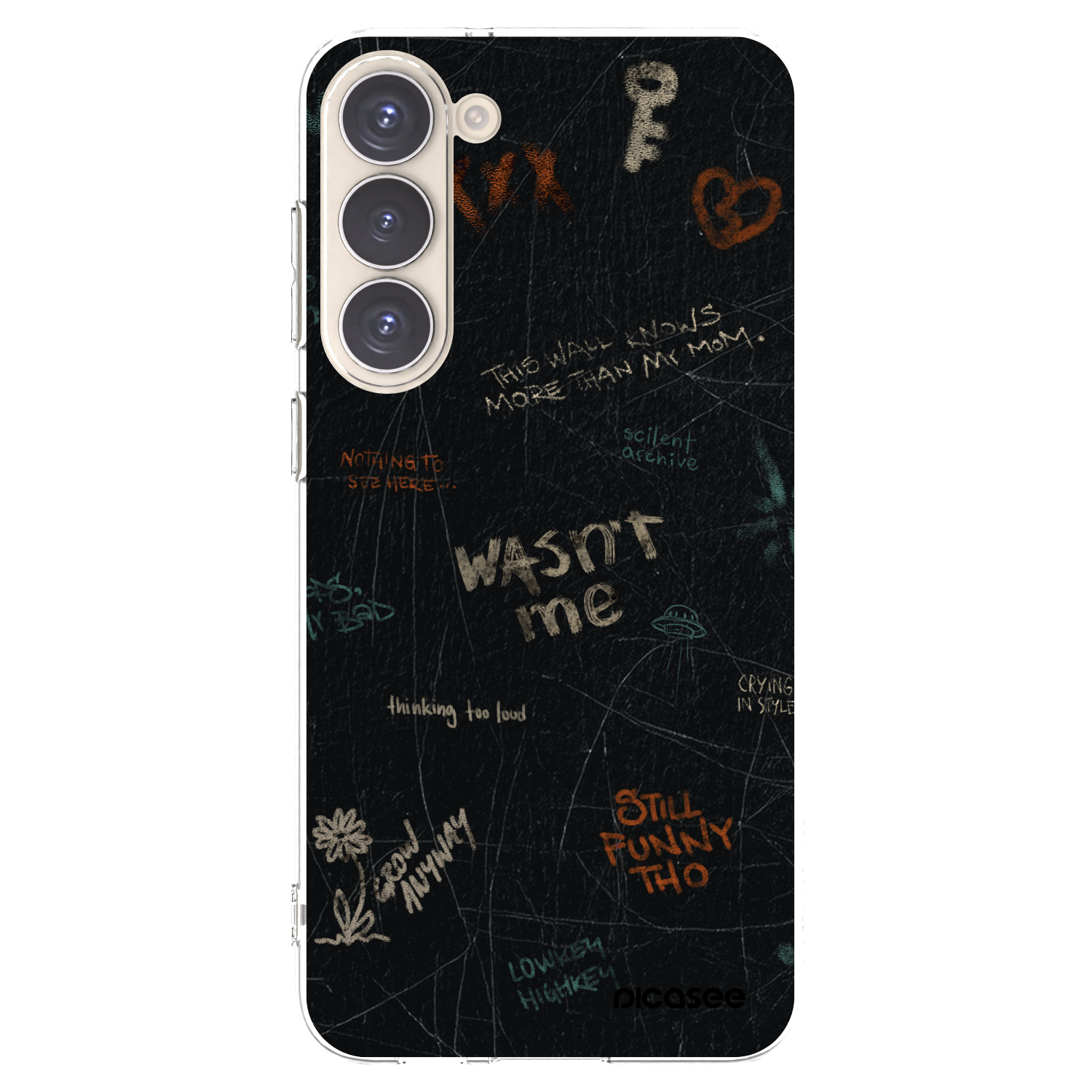 Picasee silikonski prozorni ovitek za Samsung Galaxy S23+ 5G - CONFESSION