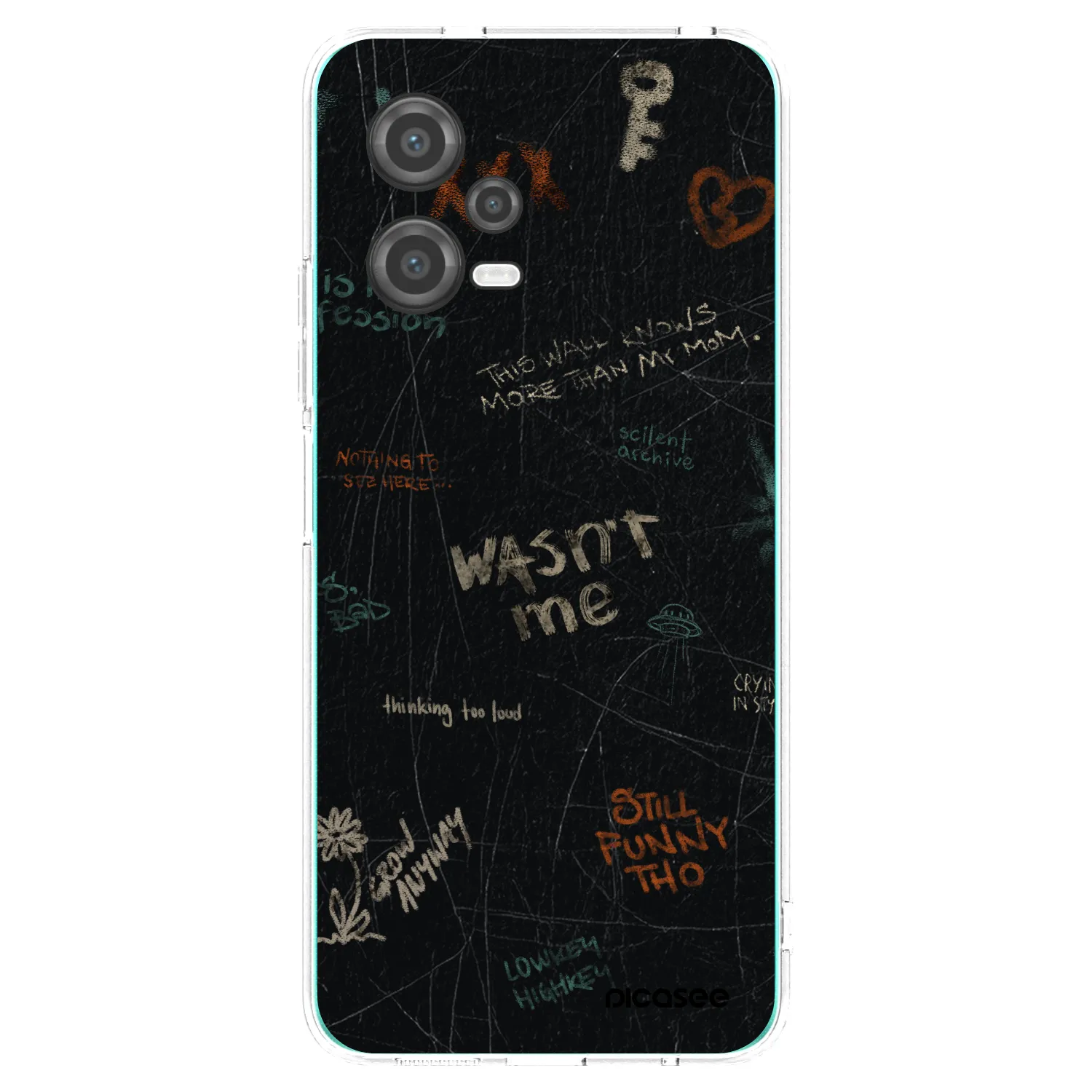 Picasee silikonski prozorni ovitek za Xiaomi Poco X5 - CONFESSION
